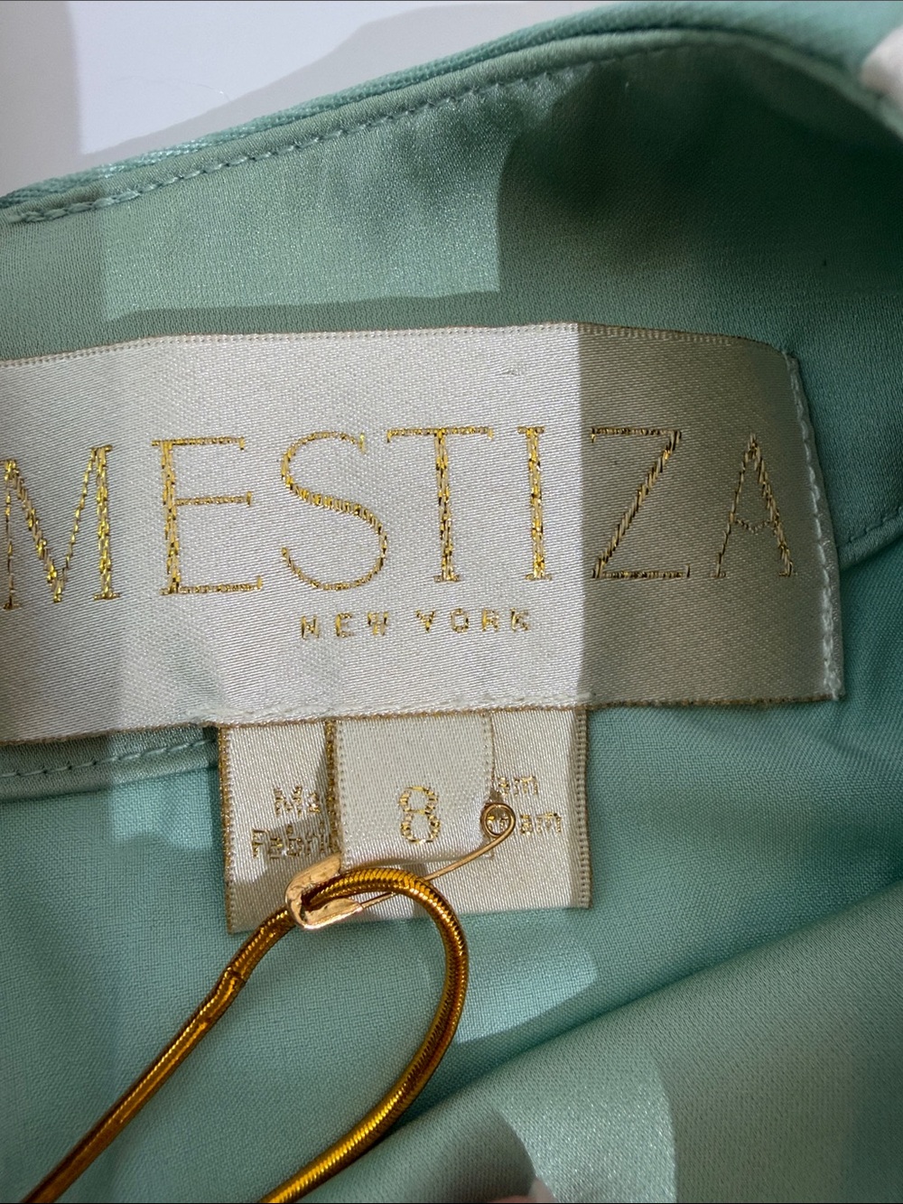 NWT Mestiza New York Serena Midi Dress Size 8 In Citron Tableau - Picture 7 of 12